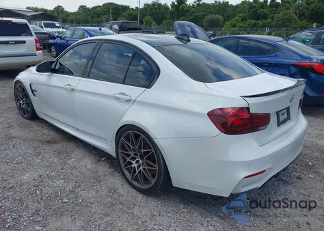 2017 BMW M3 z USA, uszkodzony, nr VIN WBS8M9C32H5G85985